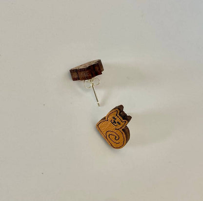 Wee Cat Stud Earrings
