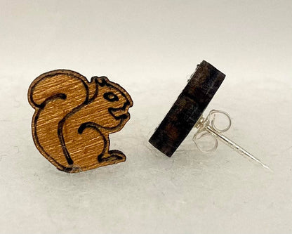 Wee Squirrel Stud Earrings