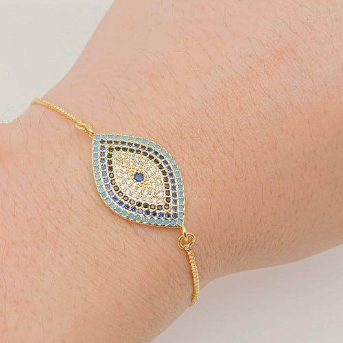 Evil Eye Cubic Zirconium Bracelet