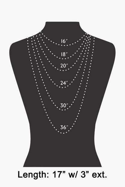 Gradient Stone Beaded Necklace