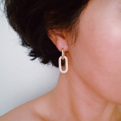 Urban Glow Link Drop Earrings