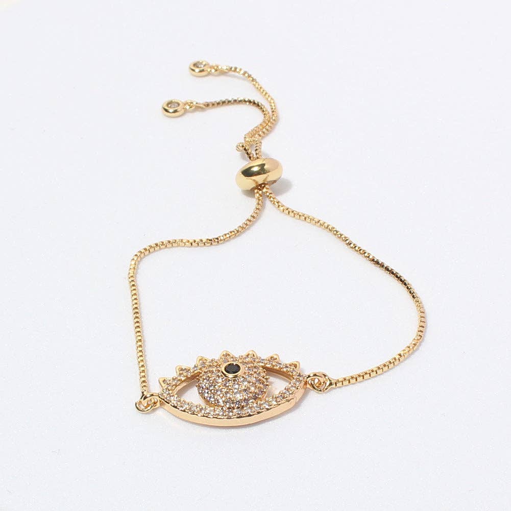 Evil Eye Cubic Zirconium Bracelet