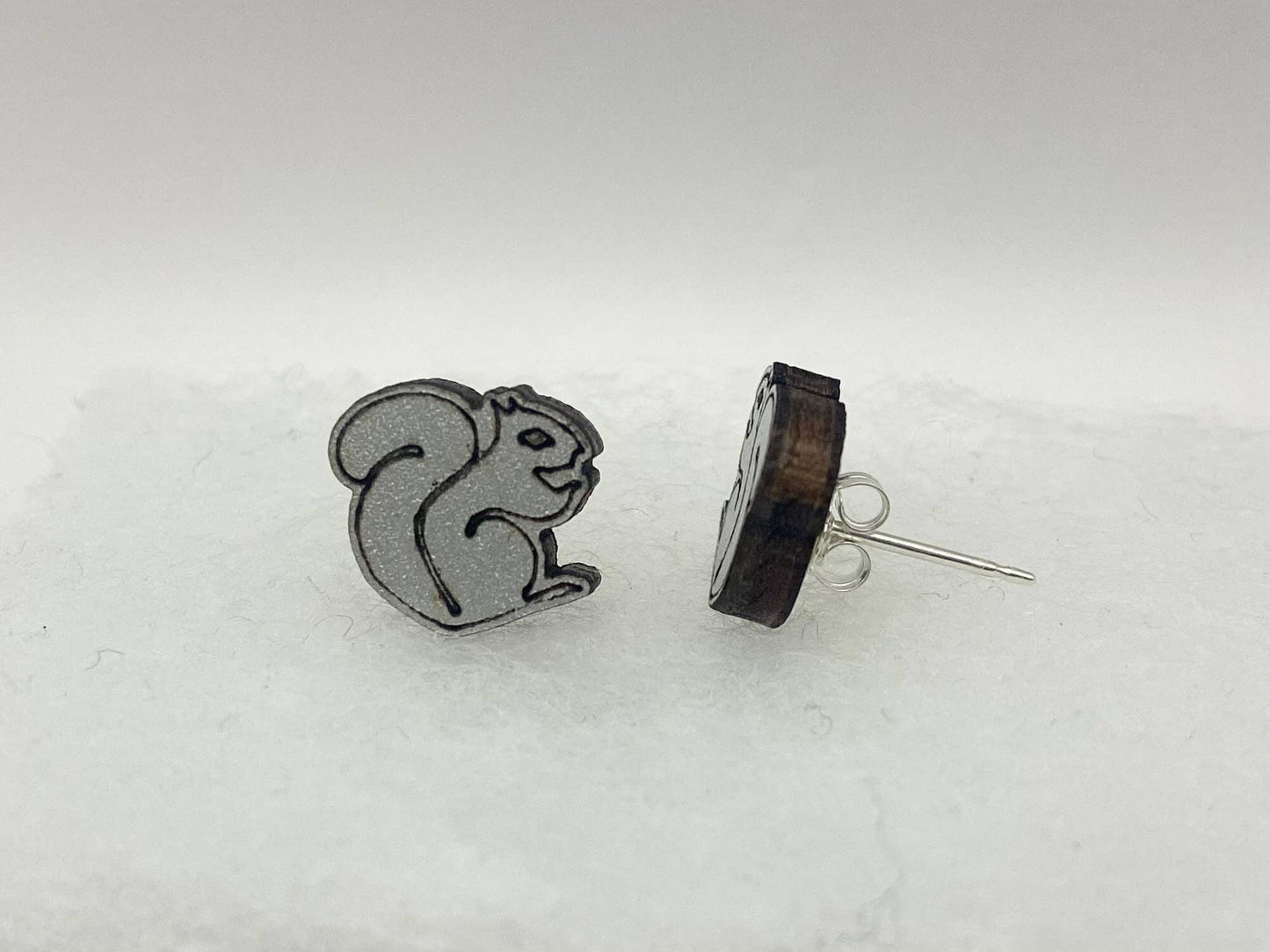 Wee Squirrel Stud Earrings